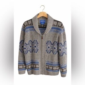 Pendleton Cozy Geometric Knit Sweater